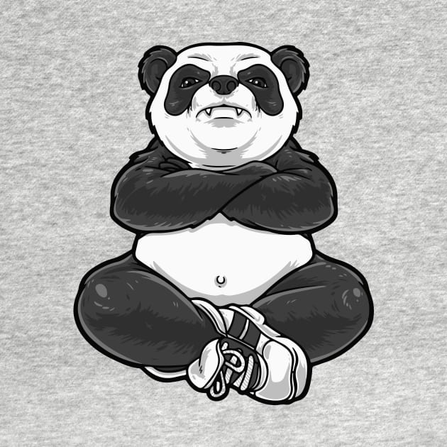 Panda with Attitude by SLAG_Creative